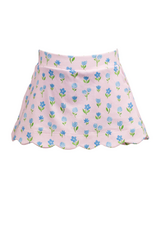 The Proper Peony Gardenia Pima Scallop Skort *PRESALE*