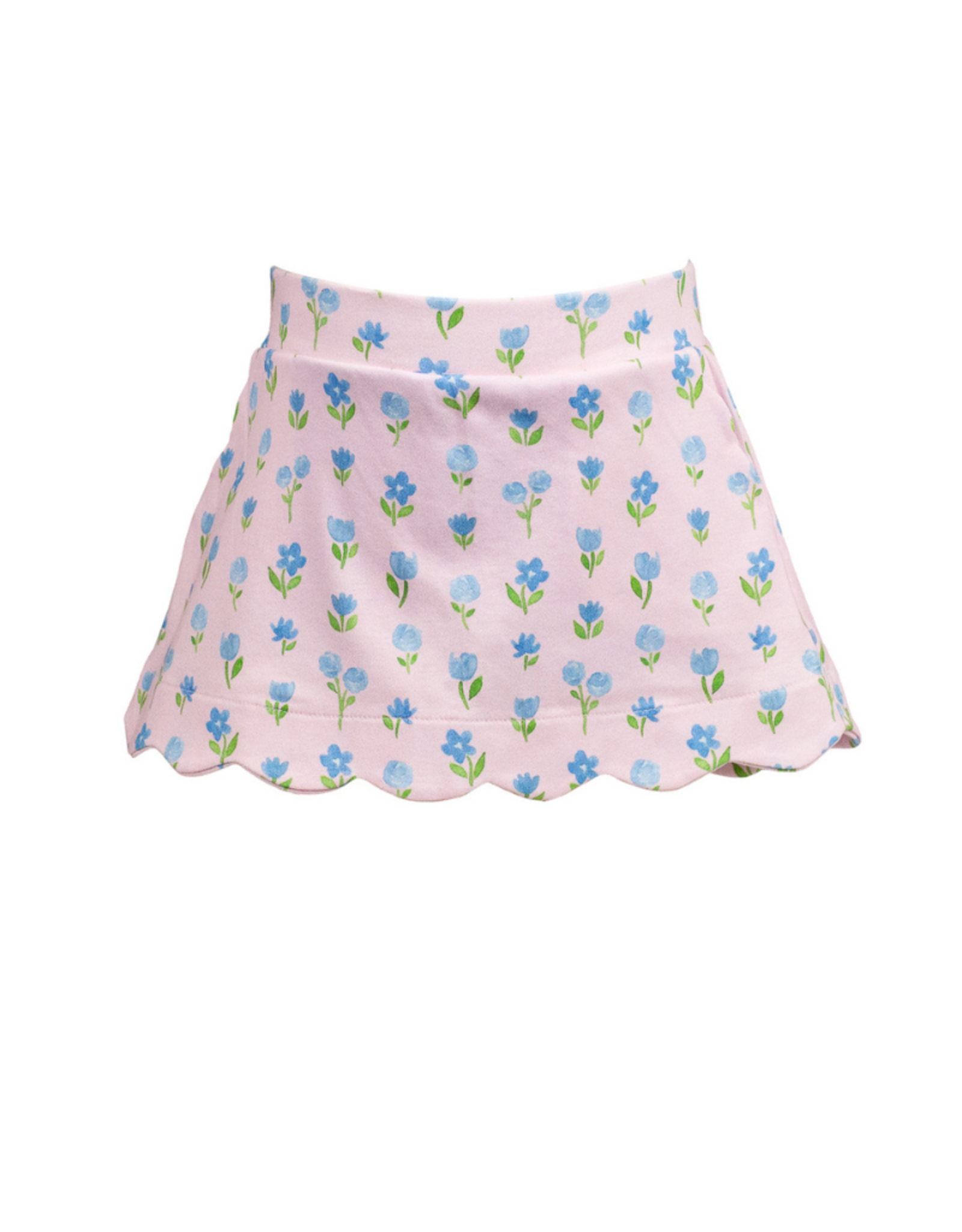 The Proper Peony Gardenia Pima Scallop Skort
