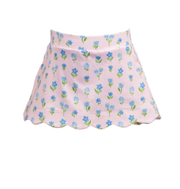 The Proper Peony Gardenia Scallop Skort