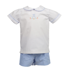 The Proper Peony Clover Bunny Short Set