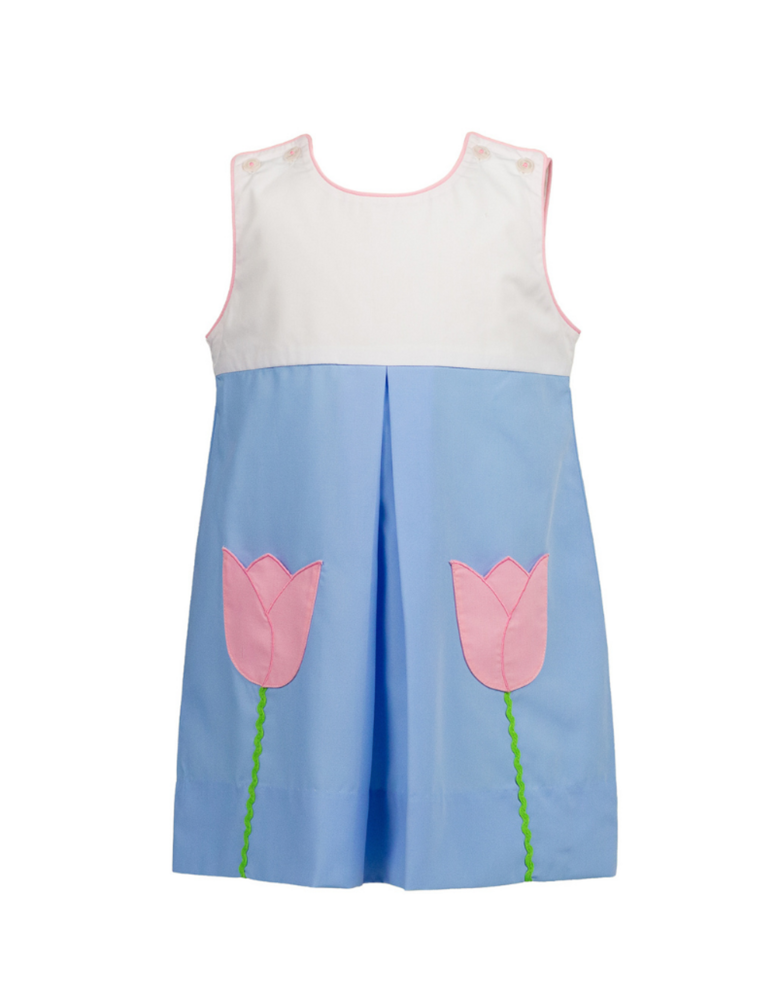The Proper Peony Maude Blue Flower Dress