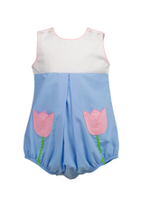 The Proper Peony Maude Blue Flower Girl Bubble