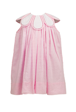 The Proper Peony Pink Swiss Dot Tulip Dress