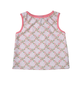 Funtasia Too Tank Top, Floral Trellis