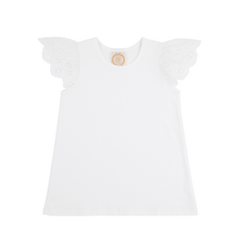 The Beaufort Bonnet Company Ellen's Eyelet Top, Worth Ave White