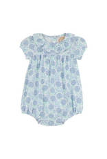 The Beaufort Bonnet Company Ramona Ruffle Bubble SS, Handful of Hydrangeas