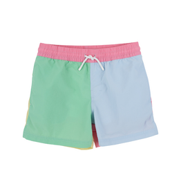 The Beaufort Bonnet Company Country Club Colorblock Trunk, Grace Bay Green/ Buck Blue