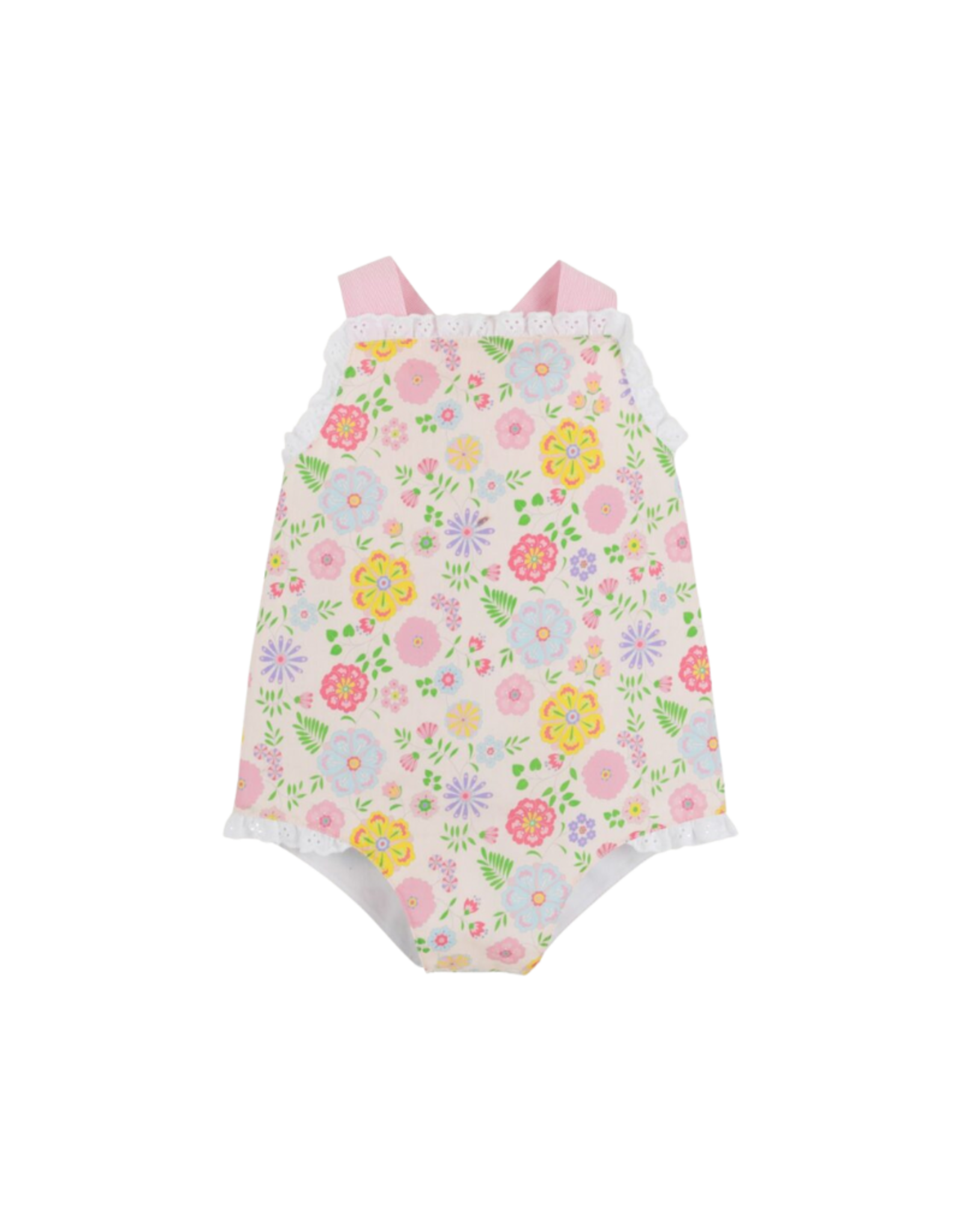 The Beaufort Bonnet Company Sisi Sunsuit, Boca Grande Begonia