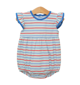 Trotter Street Kids Lucy Bubble, Patriotic Stripe