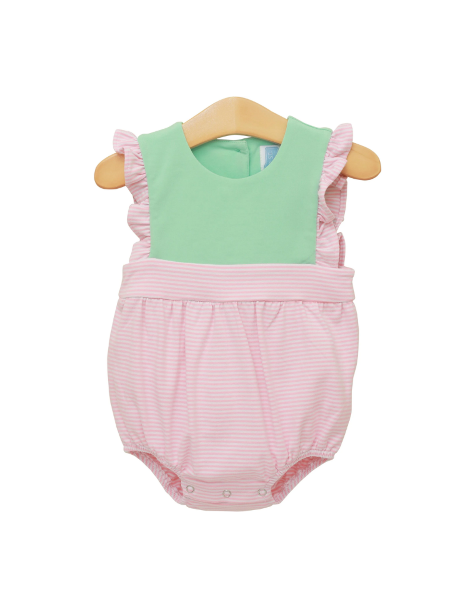 Trotter Street Kids Frances Bubble, Light Pink Stripe/Mint