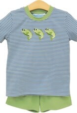 Trotter Street Kids Hooked On A Fishing Short Set