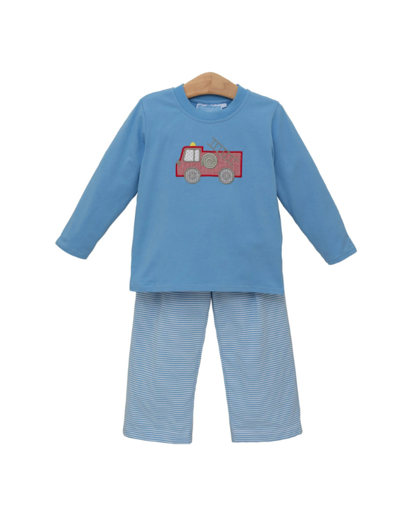 Trotter Street Kids Fire Truck Pants Set