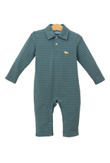 Trotter Street Kids Mallard Embroidered Polo Romper