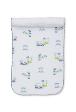 Kissy Kissy Golf Championship Burp Cloth Blue