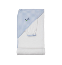 Kissy Kissy Golf Championship Hooded Towel w/ Mitt Blue