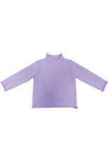 A Soft Idea Lavender Roll Neck Sweater