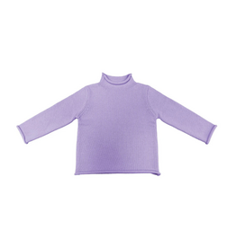 Hampton James Lavender Roll Neck Sweater