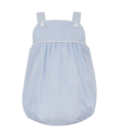 Petit Bebe Lt Blue Stripe Boy Strap Bubble