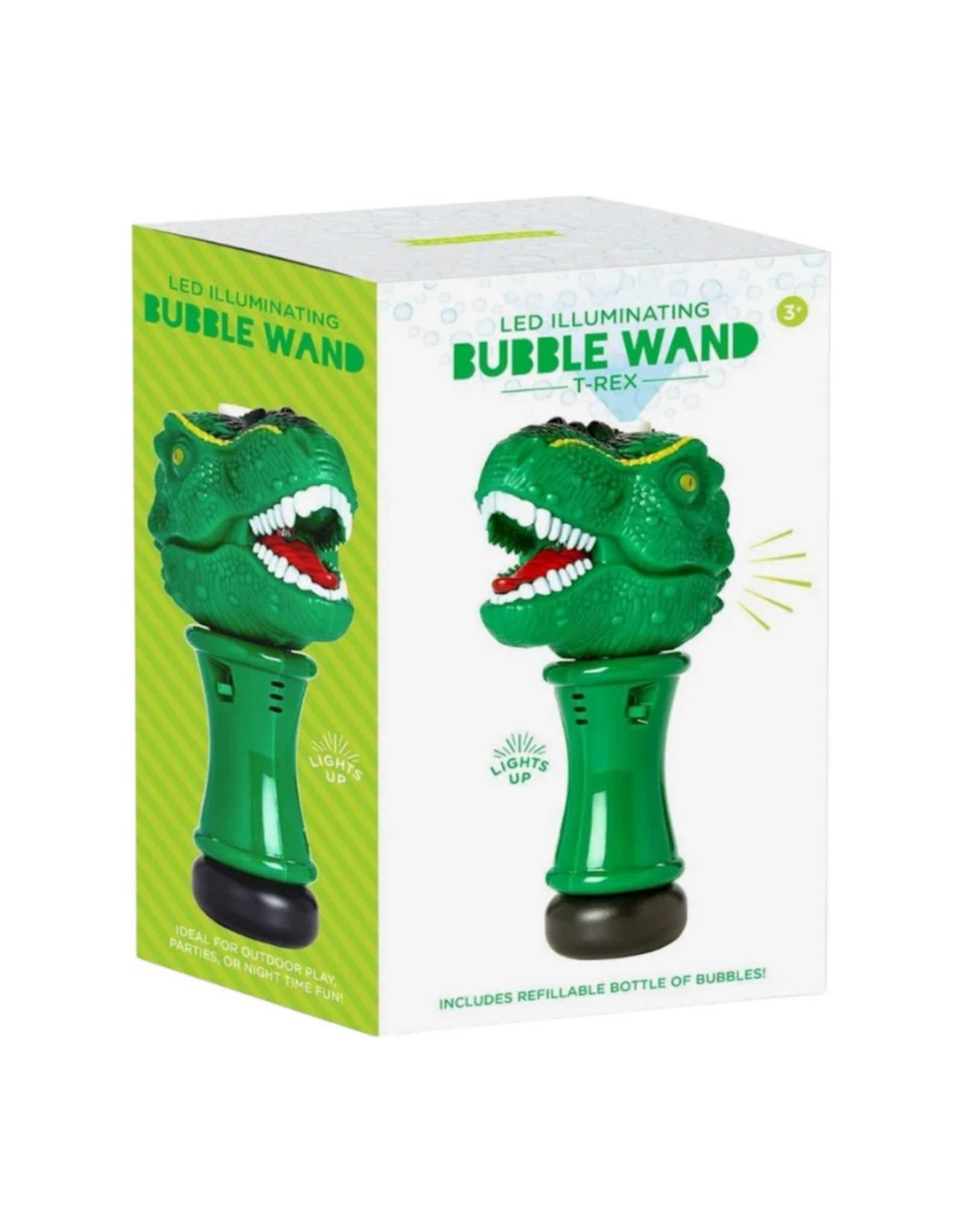 Two's Company T-Rex LED Bubble Wand Blower