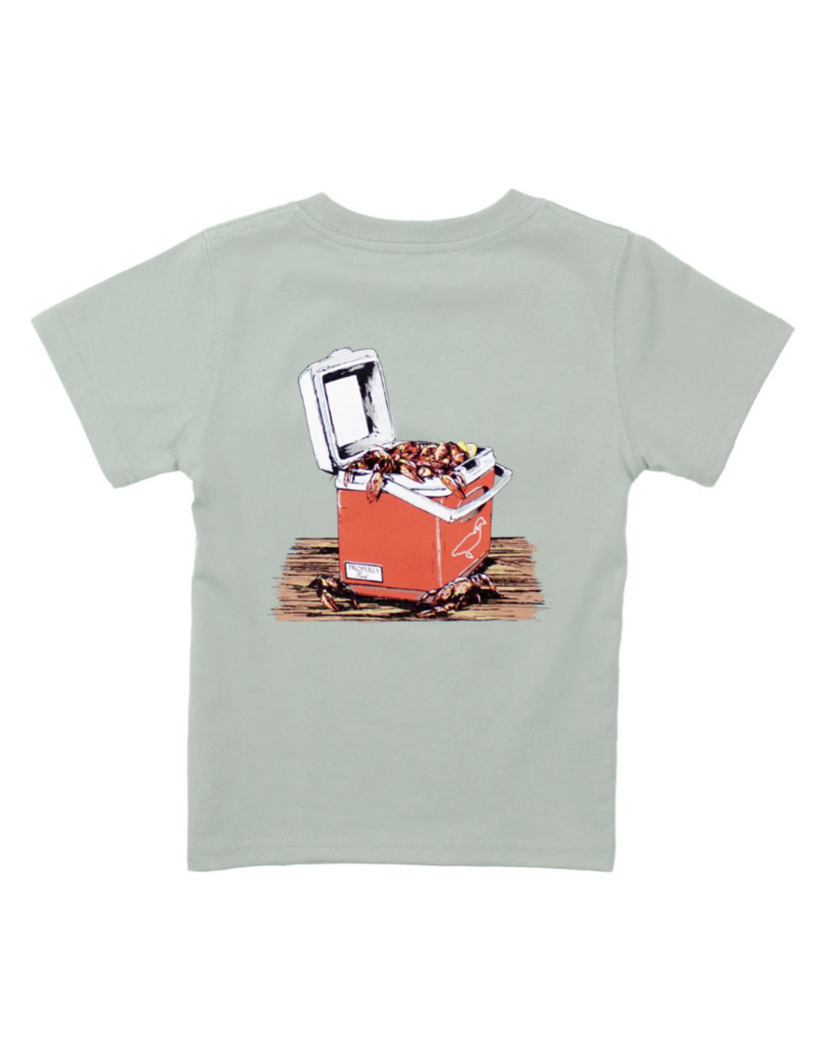 Properly Tied Crawfish Cooler SS Chrome Grey