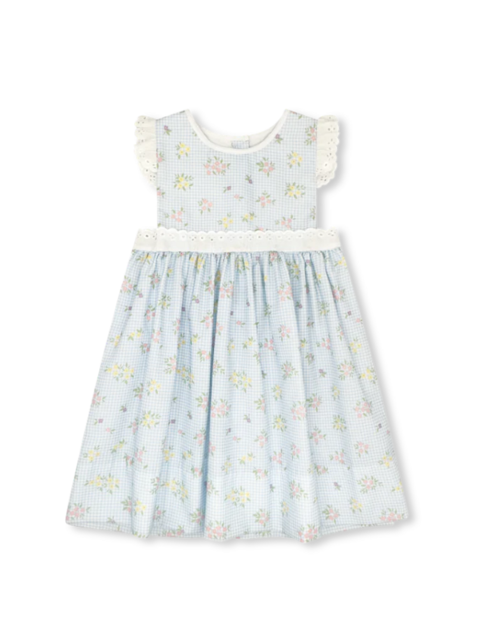 LullabySet Pinafore Dress, Spring Time Blooms