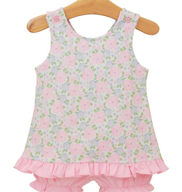 Trotter Street Kids Floral Blossoms Bloomer Set