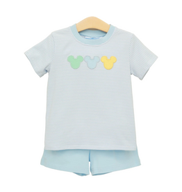 Trotter Street Kids Cheerful Ears Boys Short Set