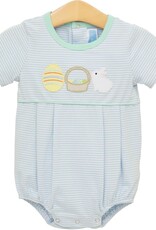 Trotter Street Kids Bunnies & Baskets Bubble, Blue