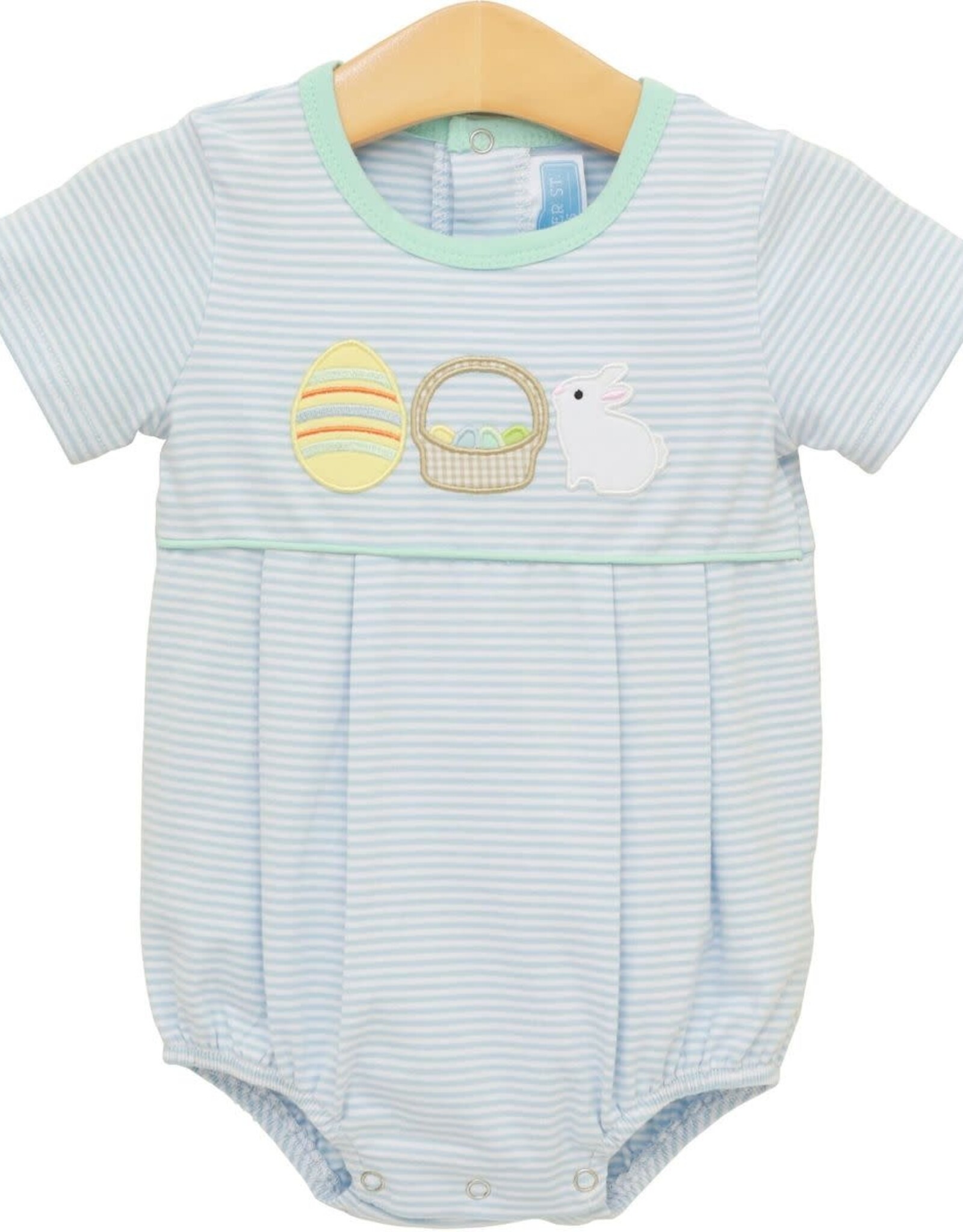 Trotter Street Kids Bunnies & Baskets Bubble, Blue