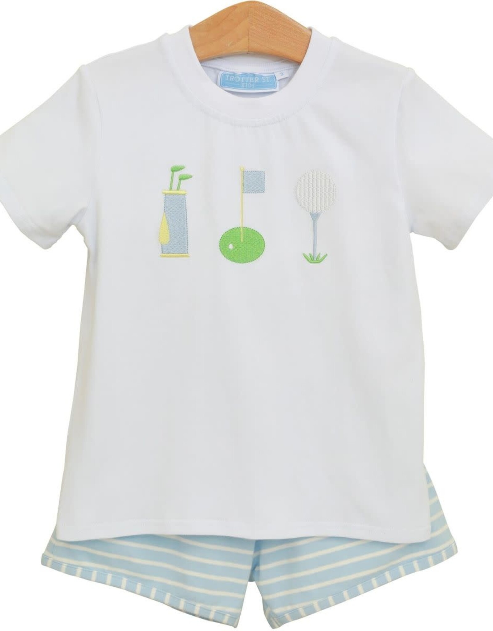 Trotter Street Kids Tee Time  Short Set