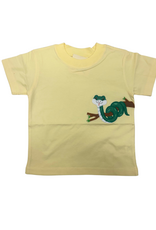 Luigi Yellow Shirt with Snake Applique