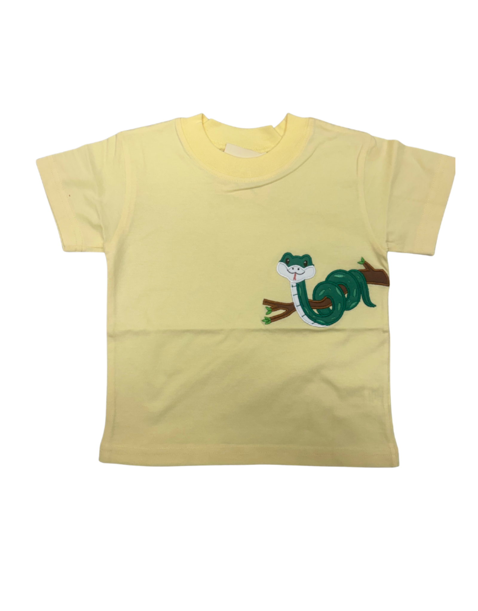Luigi Yellow Shirt with Snake Applique
