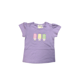 Luigi Lavender Popsicle Applique Shirt