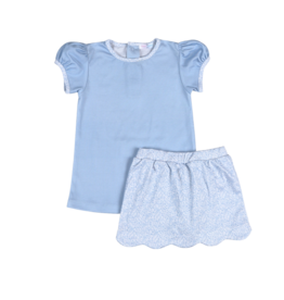 Baby Loren Ivy FLoral Pima Skort Set