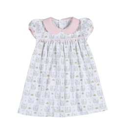 Baby Loren Easter Bunnies Pima Dress