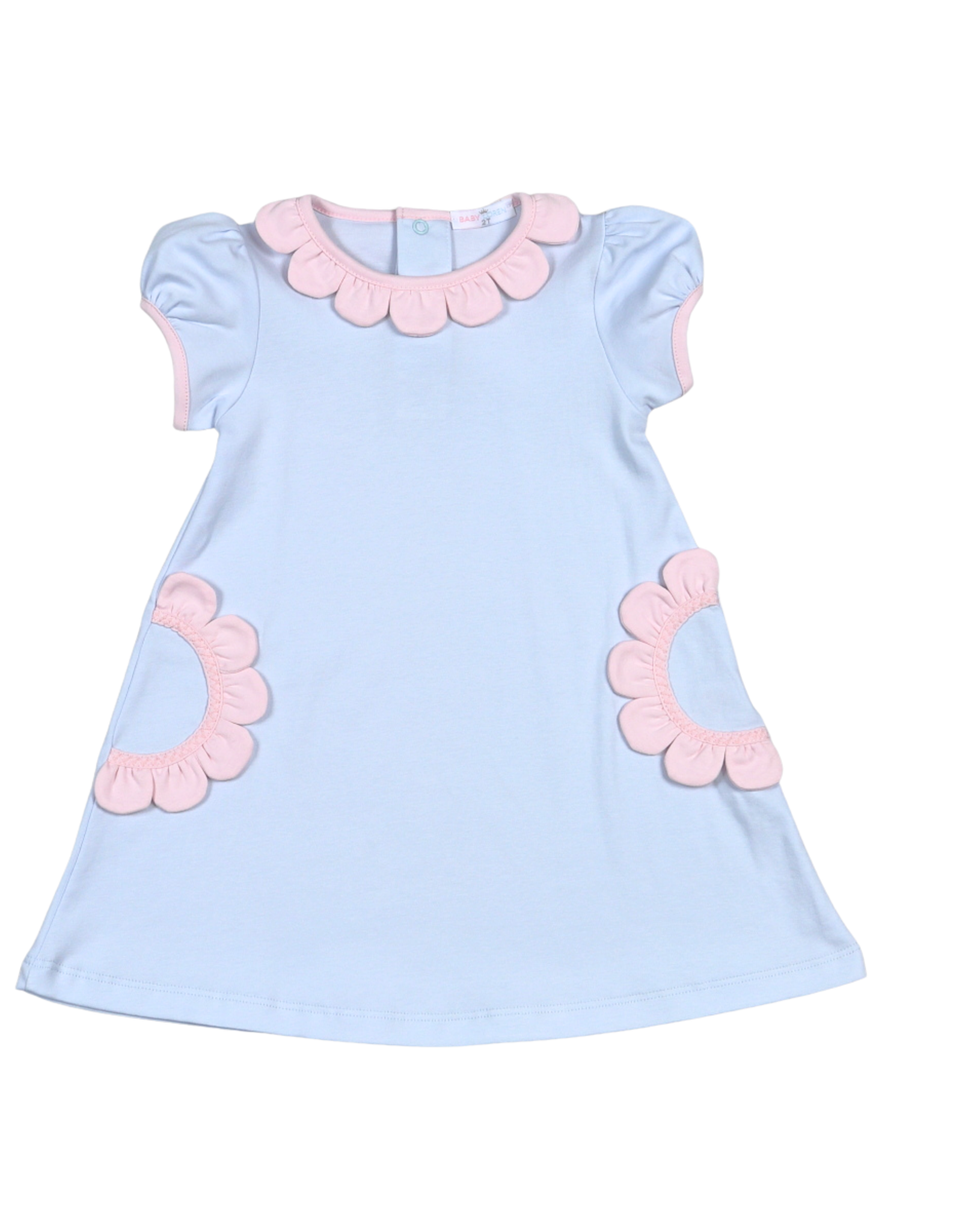 Baby Loren Patti Blue Pima Dress