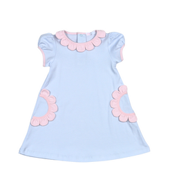 Baby Loren Patti Blue Pima Dress