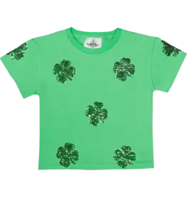 Belle Cher Green Clover Top