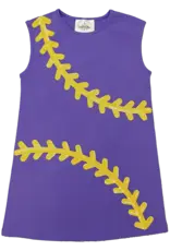 Belle Cher Baseball Purple Dress