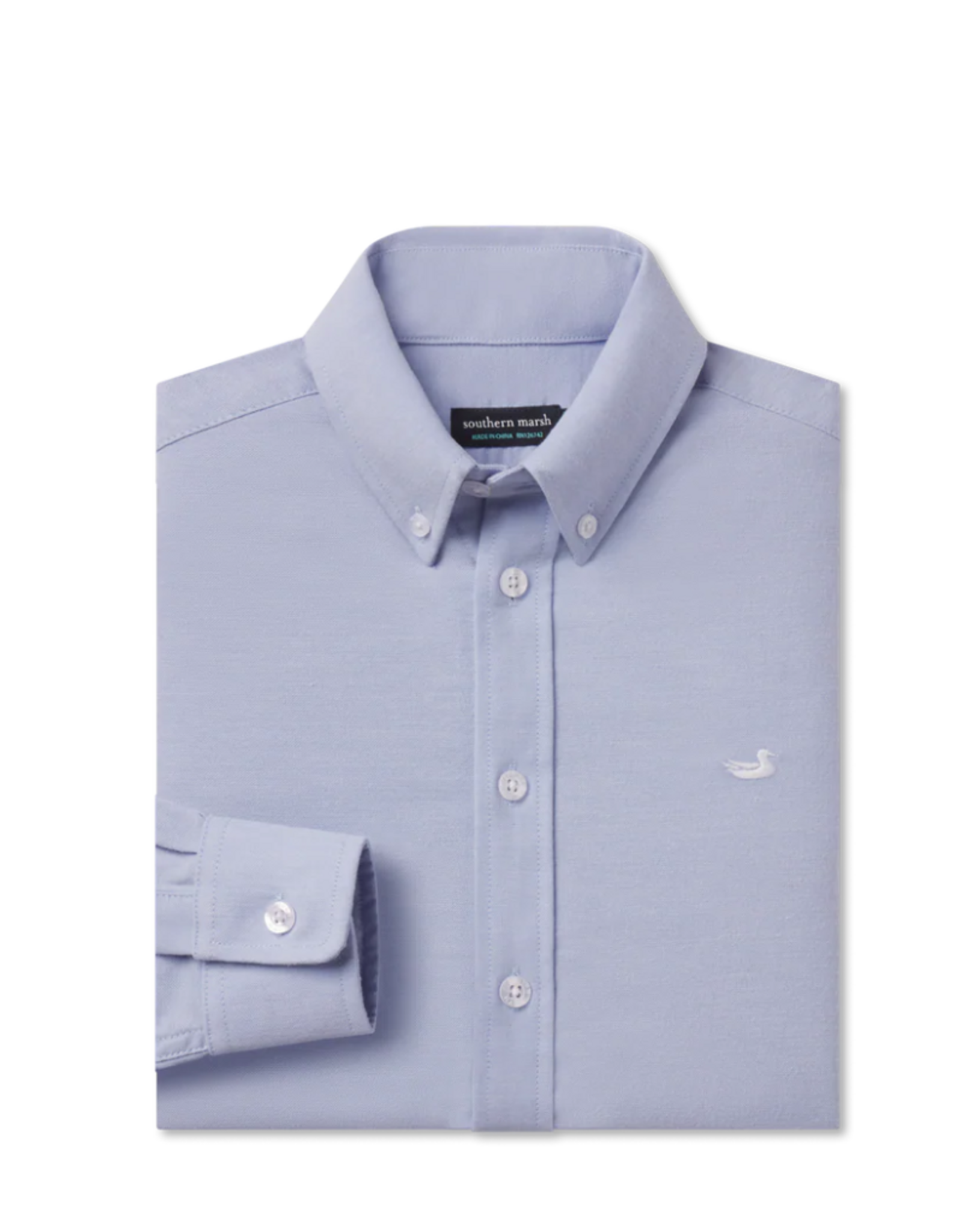 Southern Marsh Youth Classic Oxford Dress Shirt, Light Blue