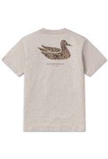 Southern Marsh Youth Duck Originals, Camo Washed Oatmeal Tee