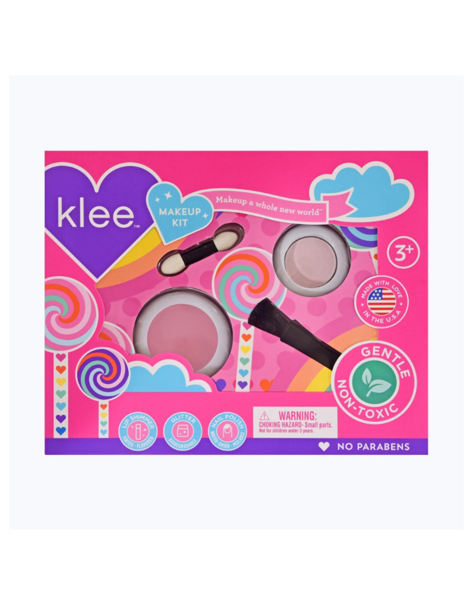 Klee Swish and Sparkle- Pinwheel Love Makeup Kit