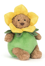 Jelly Cat Bartholomew Bear Daffodil Outfit