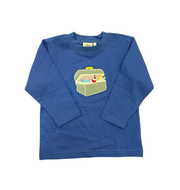 Luigi Blue LS Shirt with Tackle Box and Lures