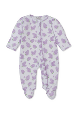 Kissy Kissy Lilac Love Prt Zip Footie
