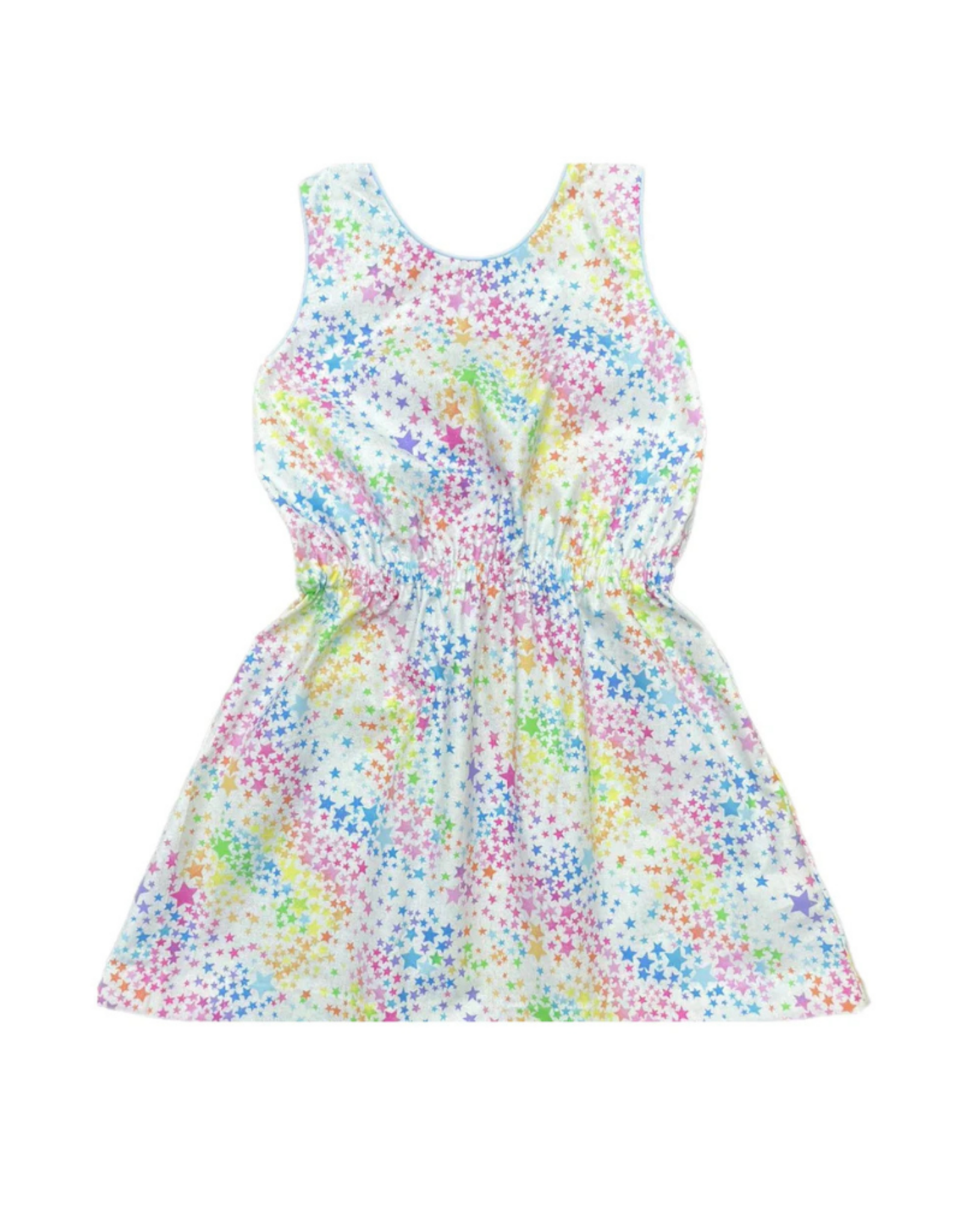 James and Lottie Kristin Knot Dress, Multi Glitter Stars