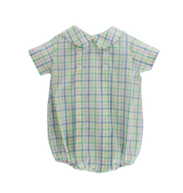 The Bailey Boys Dressy Short Boy Bubble, Harlow Plaid