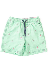 Shade Critters Boy Trunks, H2O and Embr, Mint Shark Icon