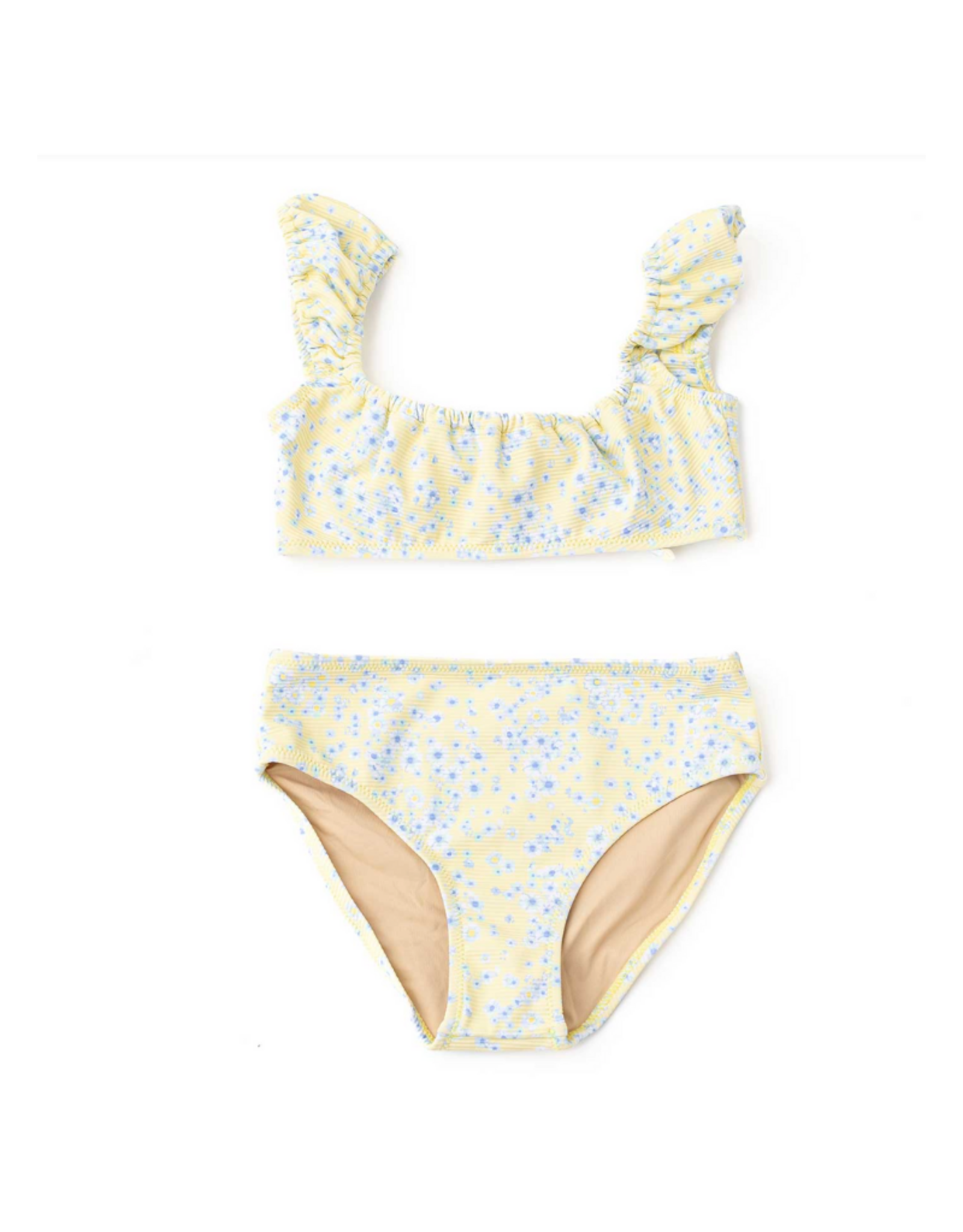 Shade Critters Butter Blooms Ribbed Cap Sleeve 2pc Set