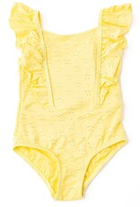 Shade Critters Butter Yellow Eyelet Ruffle Shoulder 1pc